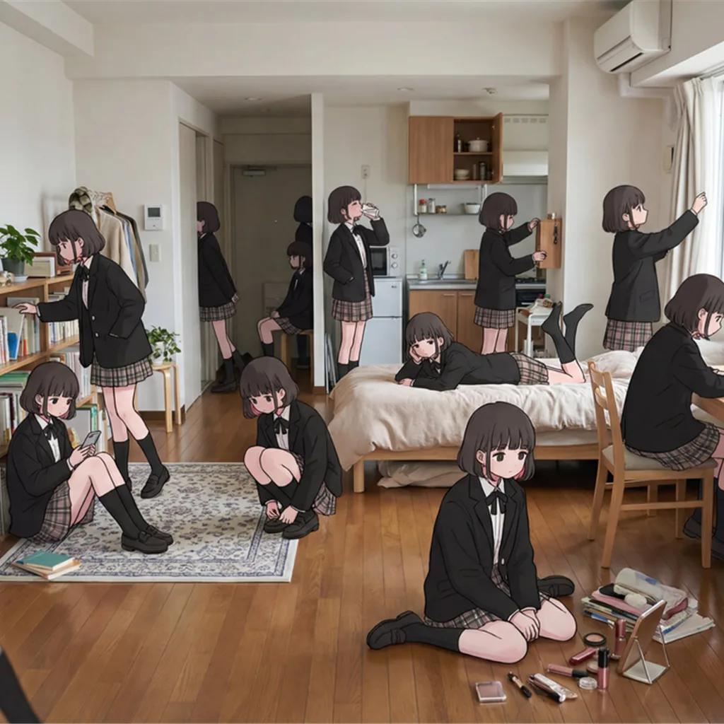 Anime Character Scene