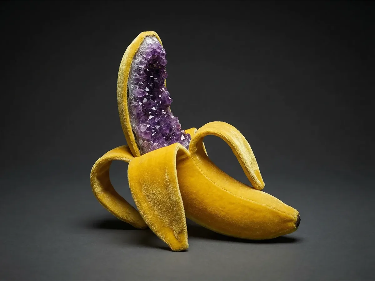 Amethyst Crystal Banana
