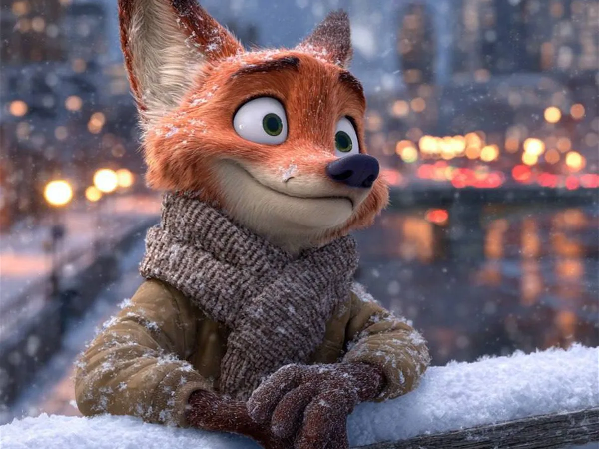 Snowy Character Portrait